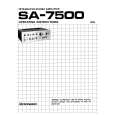 PIONEER SA-7500 Owners Manual