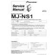 PIONEER MJ-NS1/ZPWXJ Service Manual