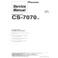 PIONEER CS-7070/XE Service Manual