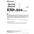 PIONEER KRP-S04/SXTW/WL5 Service Manual