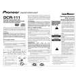 PIONEER DCR111 Owners Manual
