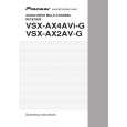 PIONEER VSXAX4AVIG Owners Manual