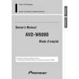 PIONEER AVD-W6000/UC Owners Manual