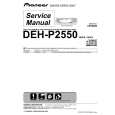 PIONEER DEH-P2550/XU/CN Service Manual
