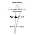 PIONEER VSA-E03/HYXJI/GR Owners Manual