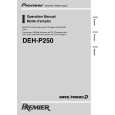 PIONEER DEH-P250/XIN/UC Owners Manual