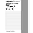 PIONEER VSX-41 Owners Manual