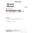 PIONEER S-H240V-QL/SXTWEW5 Service Manual