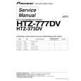 PIONEER HTZ-777DV/NTXJ Service Manual