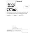 PIONEER CX-961 Service Manual