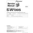 PIONEER S-W100S/SDXMA1/E Service Manual