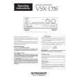 PIONEER VSXD3S Owners Manual