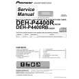 PIONEER DEH-P4400R/X1B/EW Service Manual