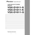 PIONEER VSX-D1011-K Owners Manual