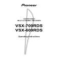 PIONEER VSX-609RDS/MVXJI Owners Manual