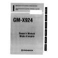 PIONEER GM-X924 Owners Manual
