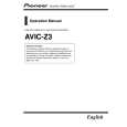 PIONEER AVIC-Z3/XU/UC Owners Manual