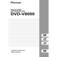PIONEER DVD-V8000/WYXJ5 Owners Manual