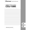 PIONEER CDJ-1000/KUCXJ Owners Manual