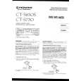 PIONEER CT-S730 Owners Manual