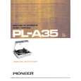 PIONEER PL-A35 Owners Manual