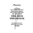 PIONEER VSX-D510(-G) Owners Manual
