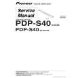 PIONEER PDP-S40 Service Manual