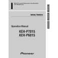 PIONEER KEH-P6015/XM/ES Owners Manual