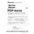 PIONEER PDP-R03G Service Manual