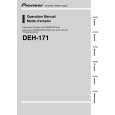 PIONEER DEH-171/XN/EW Owners Manual