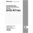 PIONEER DVD-R7783 Owners Manual