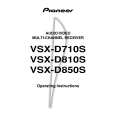 PIONEER VSXD810S Owners Manual