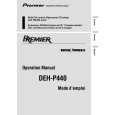 PIONEER DEH-P440/XM/UC Owners Manual