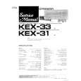 PIONEER KEX33 Service Manual