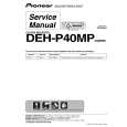 PIONEER DEH-P40MP/XU/EW5 Service Manual