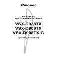 PIONEER VSXD908TXG Owners Manual