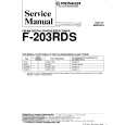 PIONEER F203RDS Service Manual