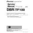PIONEER DBRTF100 Service Manual