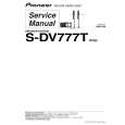 PIONEER S-DV777T/XCN5 Service Manual