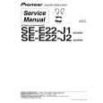 PIONEER SE-E22-J2/XZC/EW5 Service Manual
