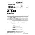 PIONEER A604R/G Service Manual