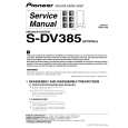 PIONEER S-DV385/SXTW/WL5 Service Manual