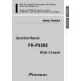 PIONEER FH-P8800/UC Owners Manual