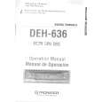 PIONEER DEH636 Owners Manual