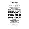 PIONEER PDK-4002 Owners Manual