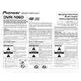 PIONEER DVR-106D/KB Owners Manual