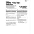 PIONEER CDXP630 Owners Manual