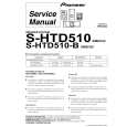 PIONEER S-HTD510/XMD/UC Service Manual