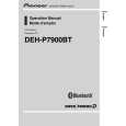 PIONEER DEH-P7900BT/XN/UC Owners Manual