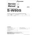 PIONEER S-W80S/MLXCN Service Manual